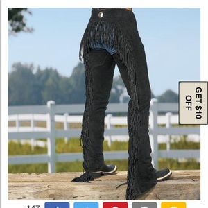 All Around Rod’s Black Chaps